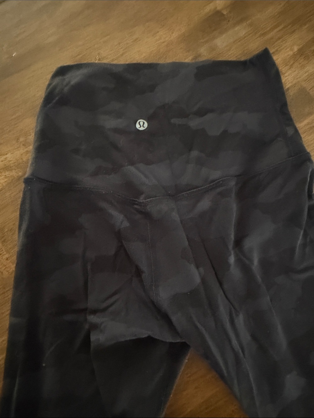 lululemon athletica Black Camo High-Rise Leggings